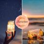 [Upgraded] Solar Mason Jar Lid Lights 30 LEDs - 800mAh Battery | Outdoor Decor, Patio Garden Decor, Solar Lantern Table Light | 6-Pack Hangers and Lids String Fairy Firefly Lights/No Jars