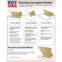 BOX USA BM642 6&quotL x 4&quotW x 2&quotH, White (Pack of 50)
