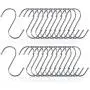 S Shaped Hooks, Metown, Heavy Duty Stainless Steel S Hooks, Hangers Hanging Hooks for Hanging Pots and Pans,Towels,Clothes,Plants in Home Kitchen Bathroom Bedroom Garden Work Shop (4.72in, 24) S Shaped Hooks, Metown, Heavy Duty Stainless Steel S Hooks, Hangers Hanging Hooks for Hanging Pots and Pans,Towels,Clothes,Plants in Home Kitchen Bathroom Bedroom Garden Work Shop (4.72in, 24)