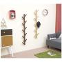 NN Hook-Coat Hook, Bamboo Wall Coat Rack, Heavy Duty Hanger, Decorative Creative Branch Clothes, hat, Bag, Towel, Key, Hook, Bathroom, Kitchen, Living Room Hook (3 Colors Available) Furniture Decora