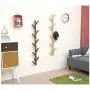 NN Hook-Coat Hook, Bamboo Wall Coat Rack, Heavy Duty Hanger, Decorative Creative Branch Clothes, hat, Bag, Towel, Key, Hook, Bathroom, Kitchen, Living Room Hook (3 Colors Available) Furniture Decora