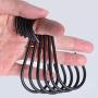 30 Pack Black S Hooks,Heavy Duty Metal Hooks Can Withstand up to 33 pounds.for Kitchen,Office,Garden or Outdoor Activities