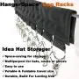 HangerSpace Cap Organizer Hanger, 10 Clips Baseball Cap Holder Portable Travel Clothes Hanger Hat Rack with Mini Front Door Hanger HangerSpace Cap Organizer Hanger, 10 Clips Baseball Cap Holder Portable Travel Clothes Hanger Hat Rack with Mini Front Door Hanger