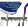 MYBROOMHOLDER Wall Mount Broom Holder - Organizer Stainless Steel (3 Handle and 4 Hook) for Mop Dustpan Closet Tool Storage Utility Rack Kitchen Cabinet Door Hanger MYBROOMHOLDER Wall Mount Broom Holder - Organizer Stainless Steel (3 Handle and 4 Hook) for Mop Dustpan Closet Tool Storage Utility Rack Kitchen Cabinet Door Hanger