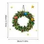 Artificial Christmas Wreath with Pine Cones, Christmas Wreath Garland Ornaments for Garland Entrance Hanger Christmas Decoration, 30/ 45Cm