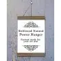 Driftwood Natural Wood Poster Hanger, Custom size Art Hanger, poster frame, picture hanger, Natural Wood, Handmade Frame