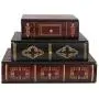 Art Retro Book Shape Storage Drawers Boxes Craft Table Decoration Jewelry Boxes 3 Drawers Makeup Cosmetics Organizer