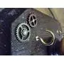 Steampunk Jewelry Display Organizer - Industrial Chic Necklace Hanger - Decorative Steam Punk Key Holder - Small Wall Hanger (5 x 7 inches) Steampunk Jewelry Display Organizer - Industrial Chic Necklace Hanger - Decorative Steam Punk Key Holder - Small Wall Hanger (5 x 7 inches)
