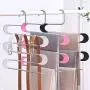 HJYPYJ Magic Hanger,Type s Multifunction Magical Hangers,Abs + Stainless Steel Non-Slip Trouser Hangers,Space-Saving Organizer Hangers, Free Assembly/White / 10 pcs HJYPYJ Magic Hanger,Type s Multifunction Magical Hangers,Abs + Stainless Steel Non-Slip Trouser Hangers,Space-Saving Organizer Hangers, Free Assembly/White / 10 pcs