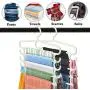 qiao-qiao-store Multi Layer Clothes Hanger Holder Wardrobe Pants Towel Can Hold for Pants, Towel, tie, Scarf etc. Tie Organizer,Apricot,38x34cm qiao-qiao-store Multi Layer Clothes Hanger Holder Wardrobe Pants Towel Can Hold for Pants, Towel, tie, Scarf etc. Tie Organizer,Apricot,38x34cm