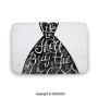 Bathroom Rug Coral Velvet Shower Mat Lifestyle,Life is Short Buy The Dress Motivational Quote on Hanger Positive Illustration,Brown WhiteBath Tub Shower Bathroom Bathroom Rug Coral Velvet Shower Mat Lifestyle,Life is Short Buy The Dress Motivational Quote on Hanger Positive Illustration,Brown WhiteBath Tub Shower Bathroom
