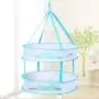 MOWANG Portable Folding Drying Rack Hanging Clothes Laundry Hangers Dryer Net For Underwears Women Lingerie Woollen Sweater Baby Garments (#1)