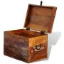 Festnight Reclaimed Solid Wood Storage Boxes Wooden Trunk Chest Case Cabinet Container with Handles for Bedroom Closet Home Organizer Collection 15 x 11 x 12 Inches Festnight Reclaimed Solid Wood Storage Boxes Wooden Trunk Chest Case Cabinet Container with Handles for Bedroom Closet Home Organizer Collection 15 x 11 x 12 Inches