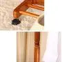 HL-TD Household Coat Rack Hanger Hooks Clothes Coat Stand Bags Stand Shoes Hats Rack 155cm Simple (Color : Honey Color)