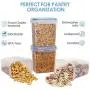 Vtopmart Airtight Food Storage Containers 12 Pieces 1.5qt / 1.6L- Plastic PBA Free Kitchen Pantry Storage Containers for Sugar, Flour and Baking Supplies - Dishwasher Safe - Include 24 Labels Vtopmart Airtight Food Storage Containers 12 Pieces 1.5qt / 1.6L- Plastic PBA Free Kitchen Pantry Storage Containers for Sugar, Flour and Baking Supplies - Dishwasher Safe - Include 24 Labels