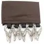 PWireless Hat Racks, Hat Organizer Closet Hanging Folding Magic Sticker Travel Portable Clothes Hanger Clip for Hat Underpants Sock