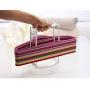 Sdoveb Standing Clothes Hanger Stacker Holder - Hanger Organizer Storage Rack for Laundry Room Closet Organizer Hold Up to 30 Hangers (White)