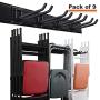 Ski Wall Mount Storage Rack Home & Garage Snowboard Adjustable Heavy Duty Tools Hanger with 6 Hooks