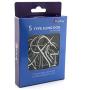RuiLing Premium S Hooks - S Shaped hook - Heavy Duty Stainless Steel Hanger Hooks - Ideal for hanging pots and pans, plants, utensils, towels etc. Size Medium Set of 20