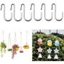 30 Pack S Shaped Hooks, Amoet Heavy Duty S Hooks Pan Pot Holder Rack Hooks Hanging Hangers Hooks for Kitchen, Bathroom, Bedroom, Garden and Office (S Hook/Silver/2.4'')