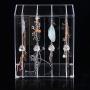 Orgrimmar Acrylic Jewelry Storage Boxes Earring Display Stand Organizer Holder with 3 Vertical Drawer (Transparent)