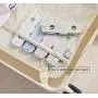 Meta-U 2Pcs Multifunction Foldable Travel Clothes Drying Hangers for Shirts Socks Underwear