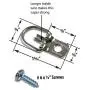 D Ring Picture Hangers with Screws - Pro Quality d-Rings - 100 Pack - Picture Hang Solutions D Ring Picture Hangers with Screws - Pro Quality d-Rings - 100 Pack - Picture Hang Solutions