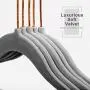 MIZGI Premium Kids Velvet Hangers (Pack of 50) with Copper/Rose Gold Hooks,Space Saving Ultra Thin,Non Slip Hangers use for Childrens Skirt Dress Pants,Clothes Hangers by (Gray) MIZGI Premium Kids Velvet Hangers (Pack of 50) with Copper/Rose Gold Hooks,Space Saving Ultra Thin,Non Slip Hangers use for Childrens Skirt Dress Pants,Clothes Hangers by (Gray)