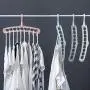 ZHONGLI Nine-Hole Rotating Magic Hanger Folding Space Saving Clothes Hangers Multi-Function Hanger Wardrobe Drying Clothes