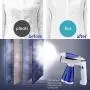 RZH 2020 New Folding Handheld Hanging Ironing Machine, 1600w Portable Steam Iron Travel Temperature Ironing Machine Garment Steamers