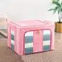 Aimbinet Storage Boxes Foldable Storage Bag Dust Moisture Proof Wardrobe Organized Boxes for Quilt Clothing 1PC (Pink) Aimbinet Storage Boxes Foldable Storage Bag Dust Moisture Proof Wardrobe Organized Boxes for Quilt Clothing 1PC (Pink)