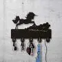 Lovely Jumping Horse Shape Design Wall Hook Horse Art Wall Decoration Kitchen Bathroom Towel Hook Wall Coat Bags Clothes Coat Hook Keys Hanger