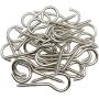 AxeSickle 3 Inch Heavy Duty Large Screw Hook Ceiling Hook Cup Hook Silver 20 Pcs