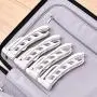 EvaroFly Multipurpose Magic Folding Hanger, Anti-skidding No Trace Storage Clothes Hanger, Household Travel Camping -Gray 5 Pcs