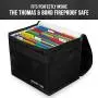 Collapsible File Storage Boxes 12.5 x 9.5 x 9.5 Holds Hanging File Folders and Letter Size Files. Fits on Shelf or in Many Drawers. (Cherry Red) Collapsible File Storage Boxes 12.5 x 9.5 x 9.5 Holds Hanging File Folders and Letter Size Files. Fits on Shelf or in Many Drawers. (Cherry Red)