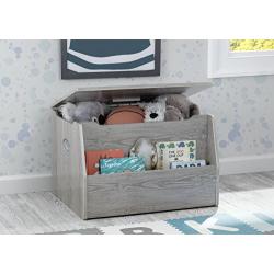 Delta Children Nolan Toy Box, Crafted Limestone