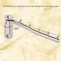 Wall Mounted Clothes Hanger Stainless Steel with Swivel Arm Clothing Organizer Drying Rack Housewares Home Accessories Wall Mounted Clothes Hanger Stainless Steel with Swivel Arm Clothing Organizer Drying Rack Housewares Home Accessories