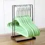 TOPBATHY Coat Hanger Stacker Stand Space Saver Clothes Hangers Holder Organiser Storage Black