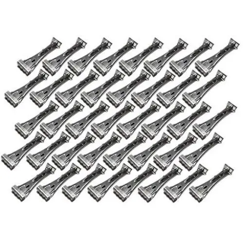 Quick Screw 6" inch Aluminum Hidden Rain Gutter Bracket Hook Clip Style Hangers with pre Inserted 3" Long ?" hex Head self Drilling Screw (40 Per Package) Quick Screw 6" inch Aluminum Hidden Rain Gutter Bracket Hook Clip Style Hangers with pre Inserted 3" Long ?" hex Head self Drilling Screw (40 Per Package)