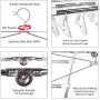 Annaklin Foldable Clip Hangers with 52 Drying Clips, Underwear Hanger with Clips, Aluminum Laundry Clip and Drip Drying Hanger for Socks, Bras, Lingerie, Clothes, Sturdy, Large