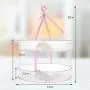 Wuyue Hua Portable Folding Drying Rack Double Hanging coat Clothes Laundry Hangers Dryer Net for Underwears Sweater Garments