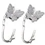 WSSROGY 2 Pack Butterfly Shape Handbag Purse Hanger Hook for Bag Storage Gift for Women WSSROGY 2 Pack Butterfly Shape Handbag Purse Hanger Hook for Bag Storage Gift for Women