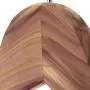 HANGERWORLD 10 Cedar Wood 17.3inch Coat Clothes Garment Pants Skirt Adjustable Clip Hangers HANGERWORLD 10 Cedar Wood 17.3inch Coat Clothes Garment Pants Skirt Adjustable Clip Hangers