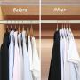 Non-Slip Velvet Clothes Hangers Premium Heavy Duty Space Saving with 360 Swivel &Rose Gold Hanger Hook for for Dress, Coats, Jackets, Pants, Shirts, Skirts (Pack of 50)