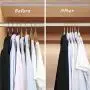 Non-Slip Velvet Clothes Hangers Premium Heavy Duty Space Saving with 360 Swivel &Rose Gold Hanger Hook for for Dress, Coats, Jackets, Pants, Shirts, Skirts (Pack of 50)