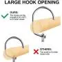 U.Smile Closet Organization Hangers Space Saving Organizer Clothing Hangers As Seen On TV Cascading Vertical Clothes Hangers For Wardrobe Space Saver (Metal)