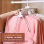 Magical Clothes Hanger Portable Foldable Laundry Rack Hook Hanger Dryer 8 Clips Space Saving Clothes Drying Rack Adjustable High Capacity