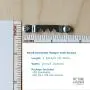 Sawtooth Picture Hangers with Screws - 100 Pack - Small Sawtooth Hanger