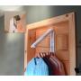 InstaHanger Closet Organizer, The Original Folding Drying Rack, Wall Mount, Includes "Over Door Bracket" For 1 3/8" Thick Doors Only InstaHanger Closet Organizer, The Original Folding Drying Rack, Wall Mount, Includes "Over Door Bracket" For 1 3/8" Thick Doors Only