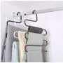 5pcs Random Color Metal Clothes Hanger 5 Tiers Hanger for Clothes Saves Space Clothes Storage Hanging Hanger for Pants Belt Tie Adult 5pcs Random Color Metal Clothes Hanger 5 Tiers Hanger for Clothes Saves Space Clothes Storage Hanging Hanger for Pants Belt Tie Adult